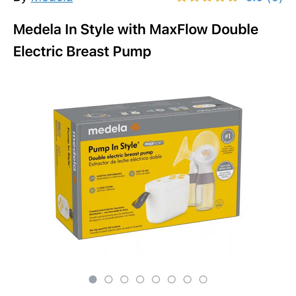 Medela pump in style breastfeeding NEW IN BOX